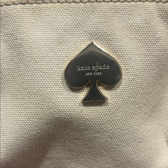 Vintage Kate Spade Tan and Red Tote Bag - Picture 4 of 10